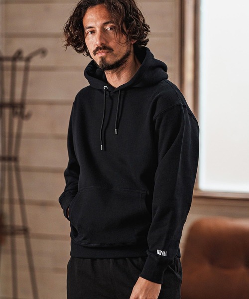 felkod(フィルコッド)の「mpa3727- Heavy Weight Relax Silhouette Parka パーカー(パーカー・メンズ・ブラック/ネイビー/アッシュ・XL/L/M/S)」の7枚目の写真