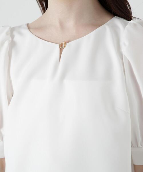 PROPORTION BODY DRESSING（プロポーションボディドレッシング）の「パールバーブラウス / 1215110306（シャツ/ブラウス・レディース・ピンク/ホワイト/ブルー・SMALL/MEDIUM）」の10枚目の写真