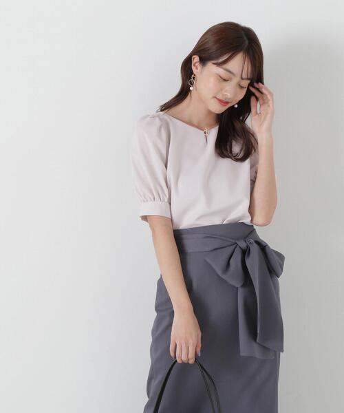 PROPORTION BODY DRESSING（プロポーションボディドレッシング）の「パールバーブラウス / 1215110306（シャツ/ブラウス・レディース・ピンク/ホワイト/ブルー・SMALL/MEDIUM）」の16枚目の写真