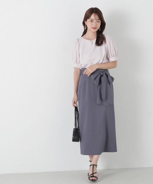 PROPORTION BODY DRESSING（プロポーションボディドレッシング）の「パールバーブラウス / 1215110306（シャツ/ブラウス・レディース・ピンク/ホワイト/ブルー・SMALL/MEDIUM）」の17枚目の写真