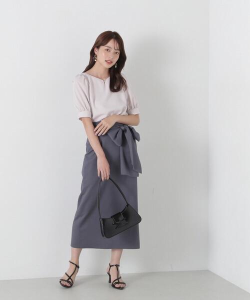 PROPORTION BODY DRESSING（プロポーションボディドレッシング）の「パールバーブラウス / 1215110306（シャツ/ブラウス・レディース・ピンク/ホワイト/ブルー・SMALL/MEDIUM）」の18枚目の写真