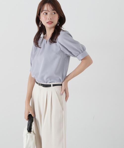 PROPORTION BODY DRESSING（プロポーションボディドレッシング）の「パールバーブラウス / 1215110306（シャツ/ブラウス・レディース・ピンク/ホワイト/ブルー・SMALL/MEDIUM）」の21枚目の写真