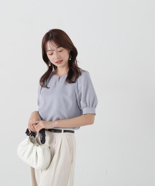 PROPORTION BODY DRESSING（プロポーションボディドレッシング）の「パールバーブラウス / 1215110306（シャツ/ブラウス・レディース・ピンク/ホワイト/ブルー・SMALL/MEDIUM）」の22枚目の写真