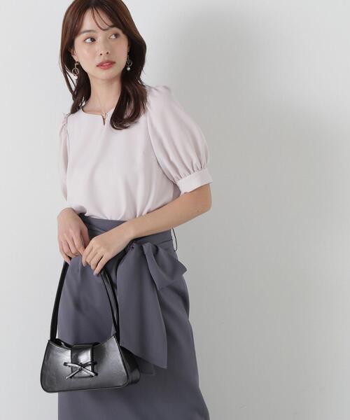 PROPORTION BODY DRESSING（プロポーションボディドレッシング）の「パールバーブラウス / 1215110306（シャツ/ブラウス・レディース・ピンク/ホワイト/ブルー・SMALL/MEDIUM）」の3枚目の写真