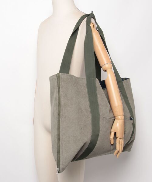 MAISON mou(メゾンムー)の「【sownoas/サウノアーズ】2way BAG(トートバッグ・レディース・ベージュ/カーキ・FREE)」の9枚目の写真