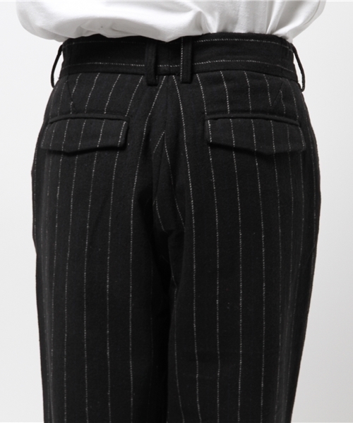 Lui's(ルイス)の「Lui's(ルイス) ストライプウールパンツ(その他パンツ・メンズ・ネイビー/グレー・SMALL/MEDIUM)」の7枚目の写真