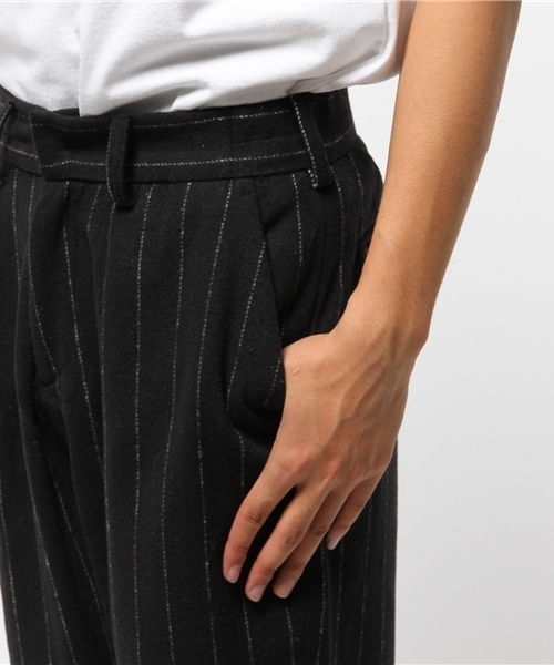 Lui's(ルイス)の「Lui's(ルイス) ストライプウールパンツ(その他パンツ・メンズ・ネイビー/グレー・SMALL/MEDIUM)」の8枚目の写真