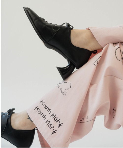 Knuth Marf（クヌースマーフ）の「lace up pointed toe pumps（パンプス・レディース・ブラック/レッド・24/25/23）」の4枚目の写真