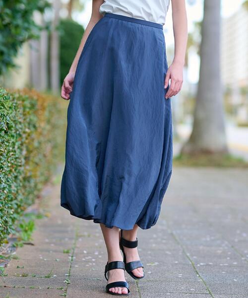 DRESSTERIOR（ドレステリア）の「【裏地あり/後ろウエストゴム】シアーワッシャーバルーンスカート（スカート・レディース・チャコールグレー/アイボリー・36/34/38/40）」の11枚目の写真