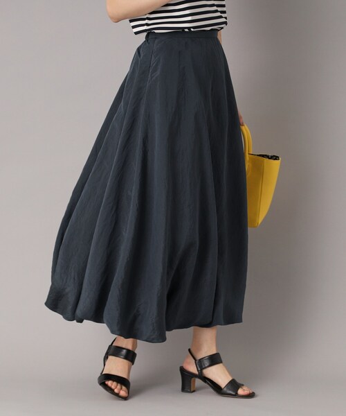 DRESSTERIOR（ドレステリア）の「【裏地あり/後ろウエストゴム】シアーワッシャーバルーンスカート（スカート・レディース・チャコールグレー/アイボリー・36/34/38/40）」の14枚目の写真