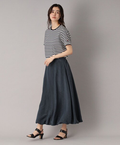 DRESSTERIOR（ドレステリア）の「【裏地あり/後ろウエストゴム】シアーワッシャーバルーンスカート（スカート・レディース・チャコールグレー/アイボリー・36/34/38/40）」の15枚目の写真