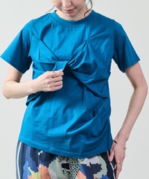 DOLLUPOOPS | フロントツイストアシメヘムトップス(Tシャツ/カットソー)