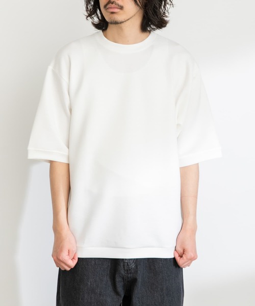 RUFFJOO GOLF ダンボールニットTシャツ セール】シルキーダンボールニットTシャツ（Tシャツ/カットソー