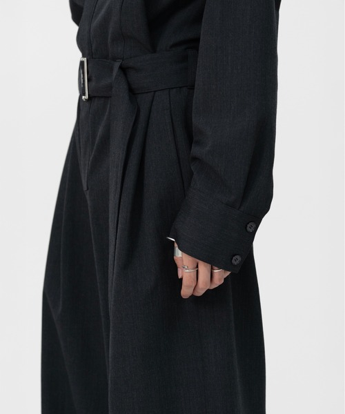新品 louren ローレン zip up jumpsuits オールインワン louren zip up jumpsuits