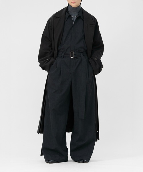 パンツ Lapiis BELTED ZIP UP JUMPSUIT BLACK BELTED ZIP UP JUMPSUIT（つなぎ/オールインワン）｜LAPIIS（ラピス