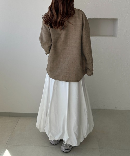 apres jour clair(アプレジュールクレア)の「【apres jour clair】ツイードジャケット【Set up可能】(テーラードジャケット・レディース・ベージュ/ブラウン系その他・X-LARGE/フリー)」の17枚目の写真