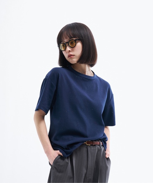 THE BOLDMAN(ザ ボールドマン)の「Crewneck T-shirts / クルーネックTシャツ(Tシャツ/カットソー・メンズ・ホワイト/ネイビー/ブラウン/ホワイト系その他/ブラック・LARGE/MEDIUM)」の5枚目の写真