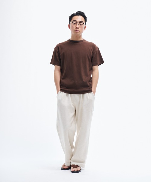 THE BOLDMAN(ザ ボールドマン)の「Crewneck T-shirts / クルーネックTシャツ(Tシャツ/カットソー・メンズ・ホワイト/ネイビー/ブラウン/ホワイト系その他/ブラック・LARGE/MEDIUM)」の21枚目の写真
