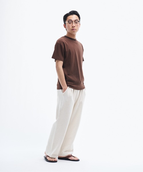 THE BOLDMAN(ザ ボールドマン)の「Crewneck T-shirts / クルーネックTシャツ(Tシャツ/カットソー・メンズ・ホワイト/ネイビー/ブラウン/ホワイト系その他/ブラック・LARGE/MEDIUM)」の22枚目の写真
