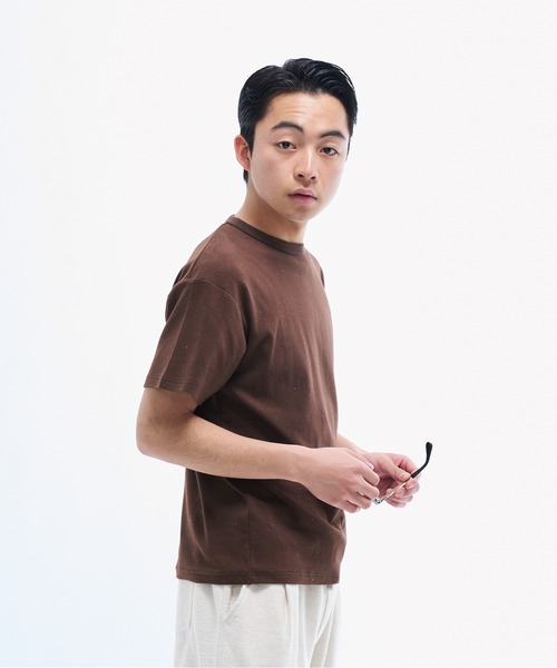 THE BOLDMAN(ザ ボールドマン)の「Crewneck T-shirts / クルーネックTシャツ(Tシャツ/カットソー・メンズ・ホワイト/ネイビー/ブラウン/ホワイト系その他/ブラック・LARGE/MEDIUM)」の8枚目の写真