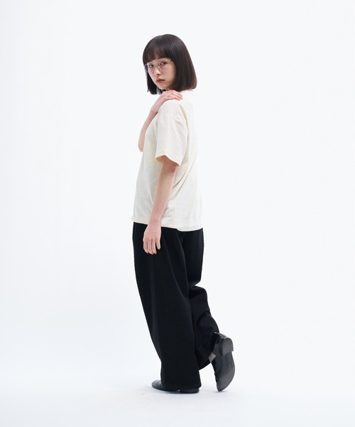 THE BOLDMAN(ザ ボールドマン)の「Crewneck T-shirts / クルーネックTシャツ(Tシャツ/カットソー・メンズ・ホワイト/ネイビー/ブラウン/ホワイト系その他/ブラック・LARGE/MEDIUM)」の14枚目の写真