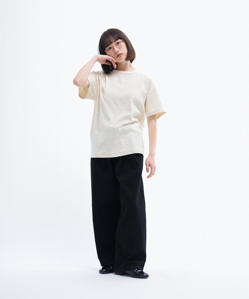 THE BOLDMAN(ザ ボールドマン)の「Crewneck T-shirts / クルーネックTシャツ(Tシャツ/カットソー・メンズ・ホワイト/ネイビー/ブラウン/ホワイト系その他/ブラック・LARGE/MEDIUM)」の18枚目の写真
