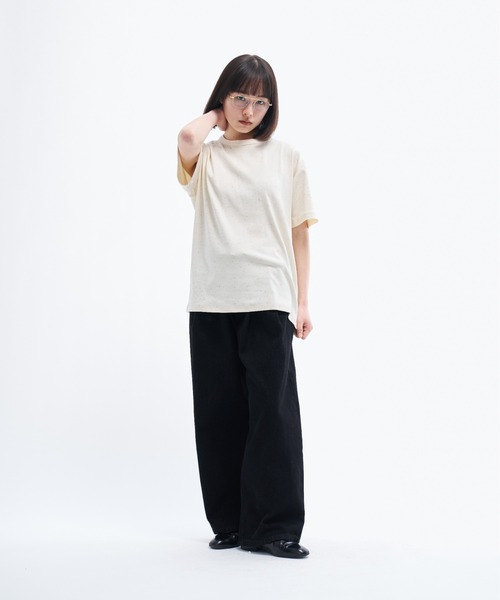 THE BOLDMAN(ザ ボールドマン)の「Crewneck T-shirts / クルーネックTシャツ(Tシャツ/カットソー・メンズ・ホワイト/ネイビー/ブラウン/ホワイト系その他/ブラック・LARGE/MEDIUM)」の19枚目の写真