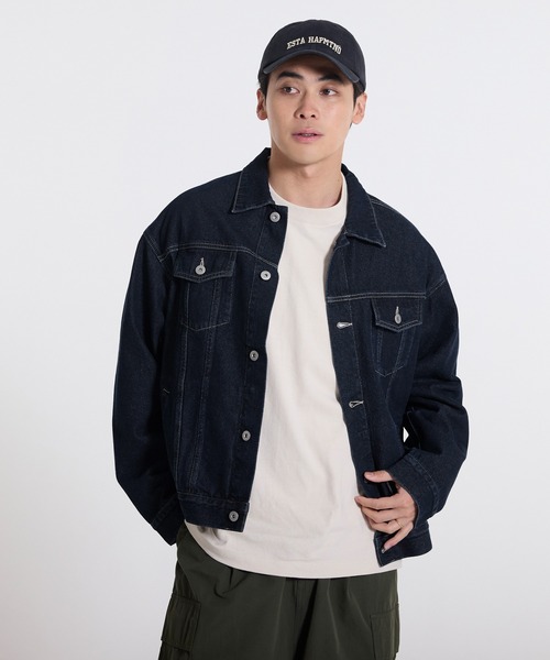 coca（coca）（コカ）の「デニムジャケット（デニムジャケット・メンズ・インディゴブルー/ブルー・XL/M/L）」の21枚目の写真