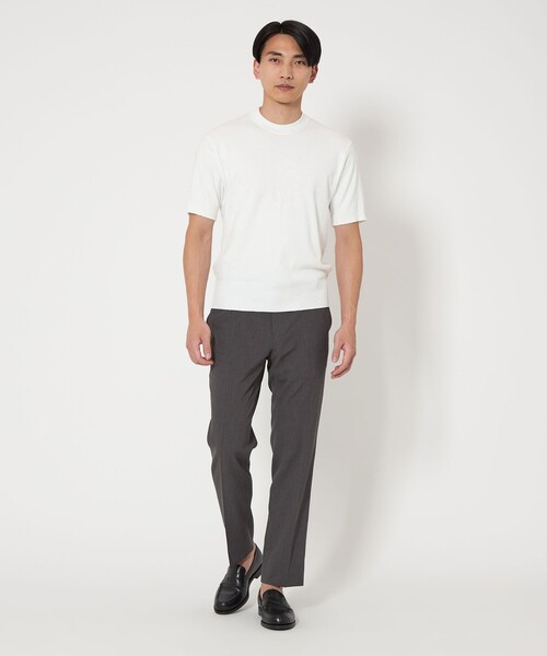 gicipi(ジチピ)の「<gicipi>アラゴースタ クルーネック 半袖 ニット(ニット/セーター・メンズ・ホワイト/ブラック/その他1・4/3)」の7枚目の写真