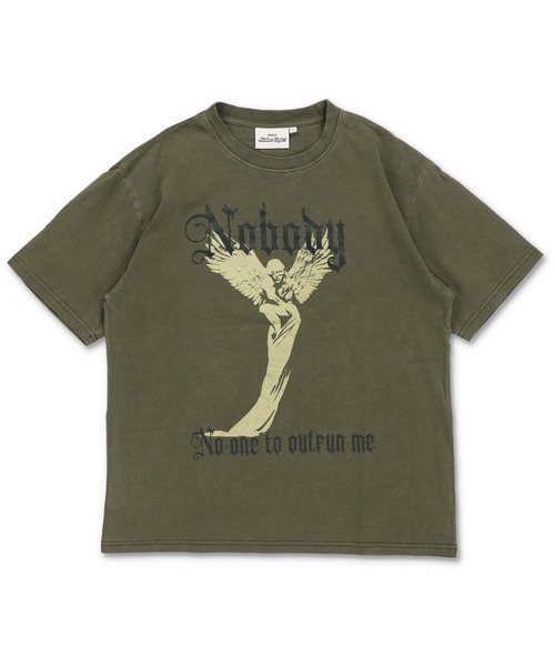 LiSA SPINNS メッシュTシャツ セール】ハーフジップTシャツ/ゲームデザイン刺繍ロゴ（Tシャツ