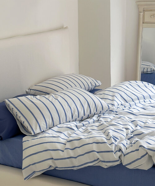 BIRTHDAY BAR（バースデイバー）の「【daydreamer】ウォッシュドコットン寝具セット S（寝具・レディース・ブルー/イエロー/ブルー系その他・0）」の2枚目の写真