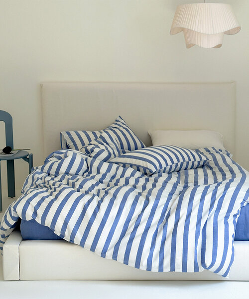 BIRTHDAY BAR（バースデイバー）の「【daydreamer】ウォッシュドコットン寝具セット S（寝具・レディース・ブルー/イエロー/ブルー系その他・0）」の4枚目の写真