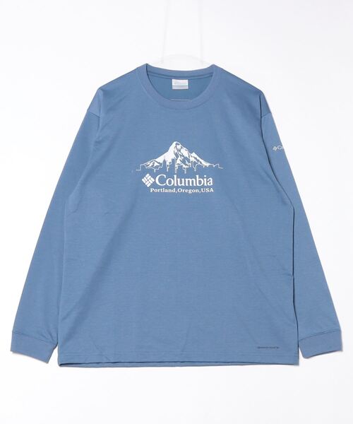Columbia(コロンビア)の「コロンビア アーバンハイクグラフィックロングスリーブTシャツ(Tシャツ/カットソー・メンズ・サックスブルー・S/M/L/LL)」の1枚目の写真