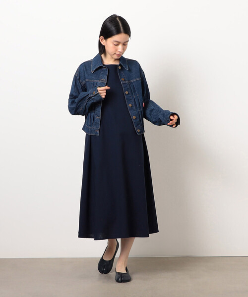 COMME CA ISM（コムサイズム）の「デイリーリラックス ノースリーブワンピース ナチュラル（ワンピース・レディース・ブラウン/ネイビー/マスタード/オリーブ・LARGE/MEDIUM）」の11枚目の写真