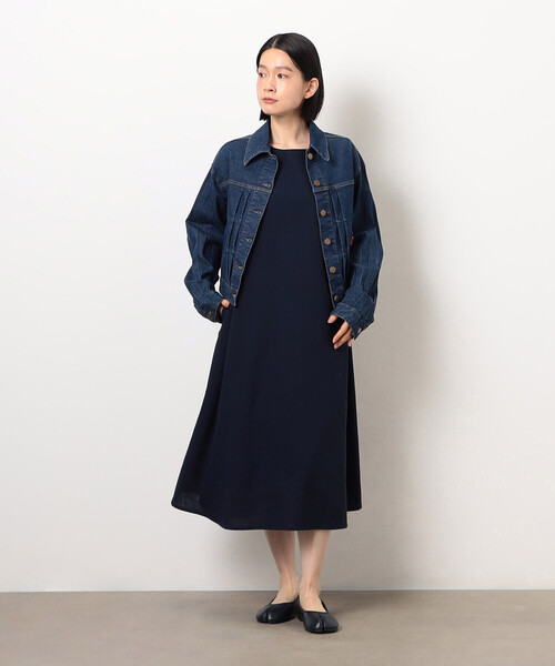 COMME CA ISM（コムサイズム）の「デイリーリラックス ノースリーブワンピース ナチュラル（ワンピース・レディース・ブラウン/ネイビー/マスタード/オリーブ・LARGE/MEDIUM）」の13枚目の写真