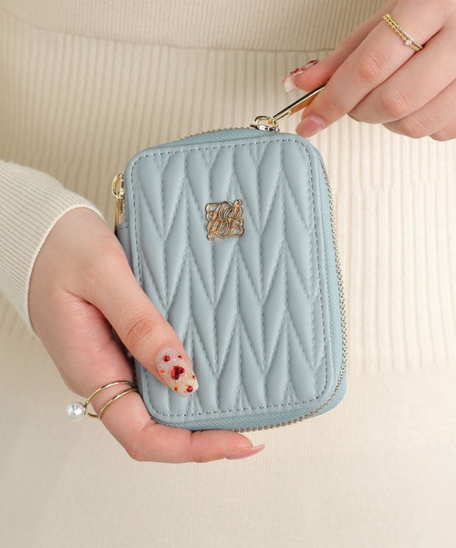 ALTROSE（アルトローズ）の「ダブルスマートキー キーケース スマートキー カードケース ロージア（キーケース/キーアクセサリー・レディース・ブラック/アイボリー/グレイッシュベージュ/ピンク/ブルー・FREE）」の4枚目の写真