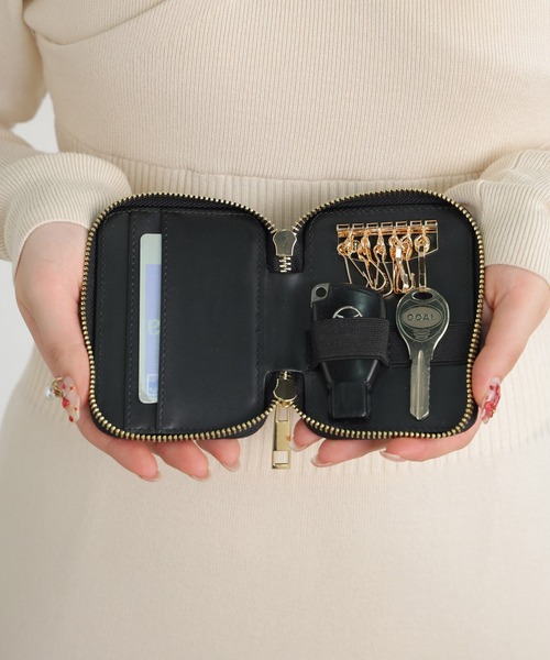 ALTROSE（アルトローズ）の「ダブルスマートキー キーケース スマートキー カードケース ロージア（キーケース/キーアクセサリー・レディース・ブラック/アイボリー/グレイッシュベージュ/ピンク/ブルー・FREE）」の10枚目の写真