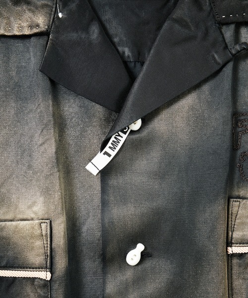 MIHARAYASUHIRO（ミハラヤスヒロ）の「【MIHARAYASUHIRO/ミハラヤスヒロ】BOWLING S/S SHIRTS（シャツ/ブラウス・メンズ・カーキ/ブラック・46/44）」の4枚目の写真