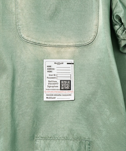 MIHARAYASUHIRO（ミハラヤスヒロ）の「【MIHARAYASUHIRO/ミハラヤスヒロ】BOWLING S/S SHIRTS（シャツ/ブラウス・メンズ・カーキ/ブラック・46/44）」の20枚目の写真