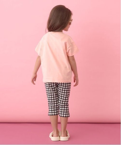 Lycee mine（リセマイン）の「【ソフトコットン】選べる8パターンアソートプリントTシャツ（Tシャツ/カットソー・キッズ・サックスブルー/オフホワイト/ライトグリーン/ライトオレンジ系/ブルー系その他2/ベビーピンク/チャコール/クリーム・130cm/110cm/140cm/120cm/100cm/150cm）」の20枚目の写真