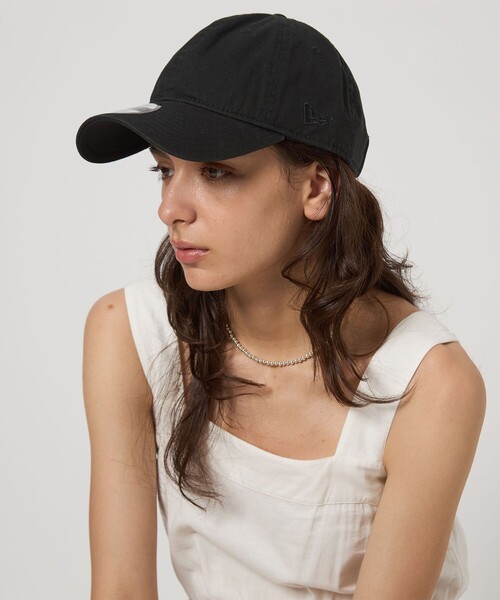 NEW ERA(ニューエラ)の「【別注】<NEW ERA>920 ハンドウォッシュ コットン キャップ / CAP(キャップ・レディース・オフホワイト/ブラック/ダークグレー/ベージュ/モカ/イエロー/シャーベット/ライム/ダークブラウン・FREE/S)」の2枚目の写真