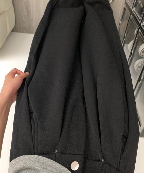 lilful(リルフル)の「ドロスト付き カーブデザインスウェットパンツ(スウェットパンツ・レディース・ホワイト/ブラック/グレー・S/M/L)」の15枚目の写真