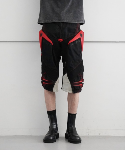 Basketcase(バスケットケース)の「Basketcase MOTO UPCYCLED SHORTS "A"(その他パンツ・メンズ・ブラック・28)」の2枚目の写真