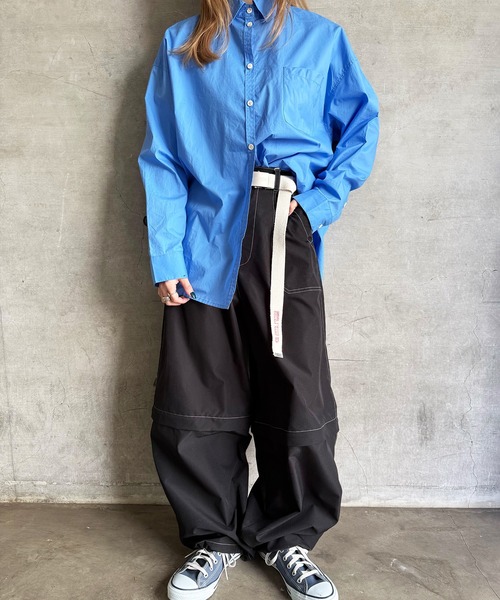 DOUBLE NAME(ダブルネーム)の「ユーティリティマルチWAYパンツ(その他パンツ・レディース・ブラック/ベージュ/その他1・FREE)」の2枚目の写真