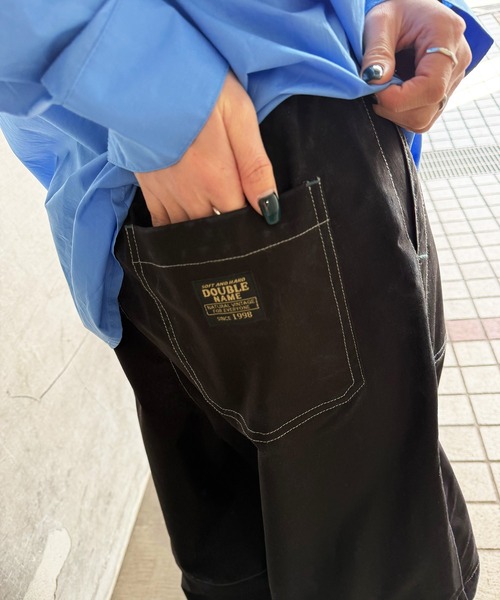 DOUBLE NAME(ダブルネーム)の「ユーティリティマルチWAYパンツ(その他パンツ・レディース・ブラック/ベージュ/その他1・FREE)」の10枚目の写真