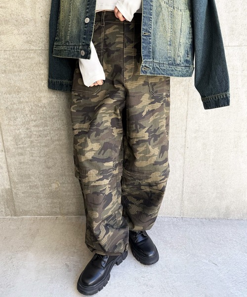DOUBLE NAME(ダブルネーム)の「ユーティリティマルチWAYパンツ(その他パンツ・レディース・ブラック/ベージュ/その他1・FREE)」の17枚目の写真