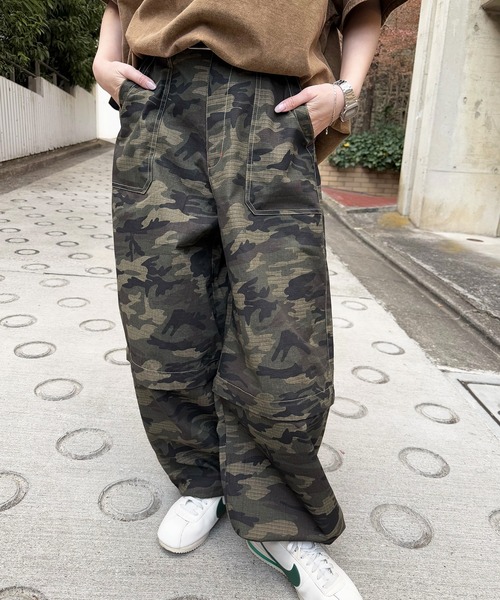 DOUBLE NAME(ダブルネーム)の「ユーティリティマルチWAYパンツ(その他パンツ・レディース・ブラック/ベージュ/その他1・FREE)」の18枚目の写真