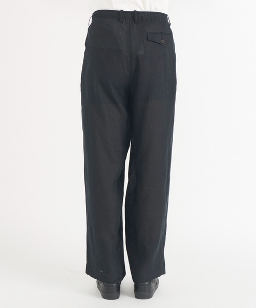 マーカウェア、スラックス、パンツ、チャコール、サイズ3、夏用 セール】【MARKAWARE/マーカウェア】FLAT TAPERED TROUSERS