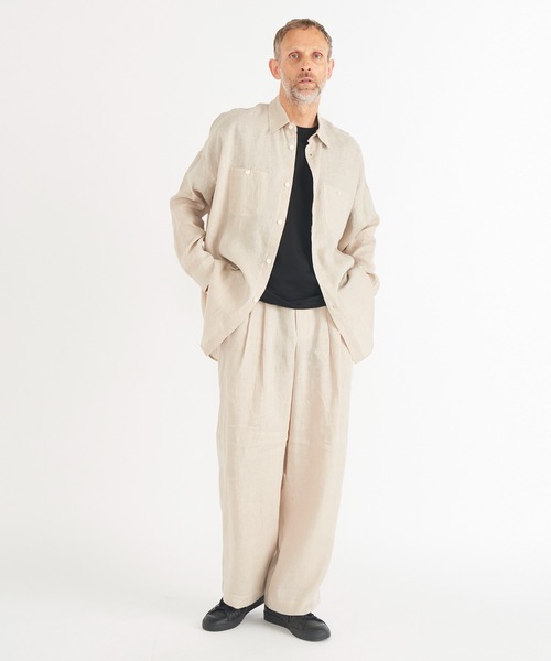 24SSマーカウェア TRIPLE PLEATED EASY TROUSERS TRIPLE PLEATED EASY TROUSERS（スラックス）｜markaware