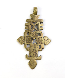 UNBILLION（アンビリオン）の「アフリカンスクエアー AFRICANSQUARE / 真鍮エチオピアクロス（ネックレス）」